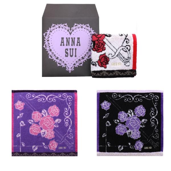 アナスイ ANNA SUI ハンカチ ベルサイユのばら バラ おしゃれ タオル ハンカチタオル ハン...