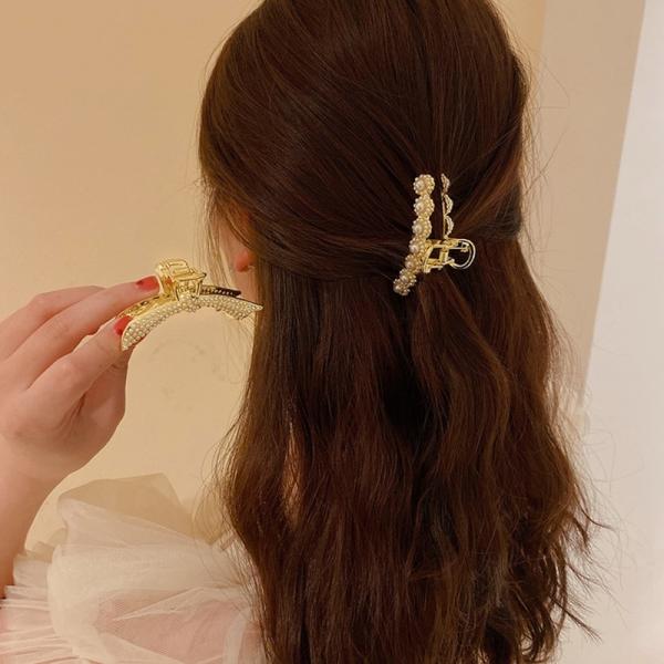 ヘアクリップ ヘアアクセサリー バンスクリップ 髪留めクリップ ヘアアクセ アクセサリー ヘアーアク...