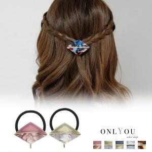 ヘアゴム おしゃれ ヘアアクセサリー ポニーフッ...の商品画像