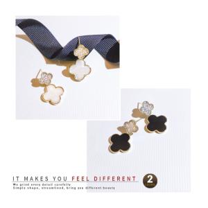 ANNA SUI イヤリング クローバー＆バタフライモチーフ