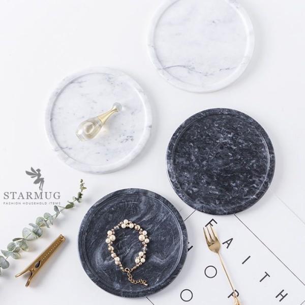 インテリア雑貨 おしゃれ 雑貨 韓国 インスタ映え 大理石柄 小物 サークル 丸 プレート 撮影小物...