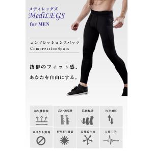 コンプレッションタイツ メンズ 加圧スパッツ ...の詳細画像2