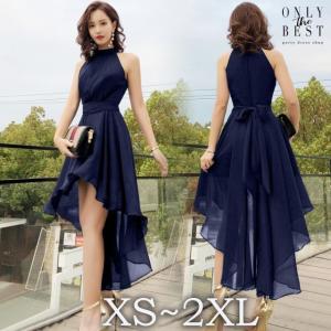 ホルターネック ドレス リボン マキシ ワンピー...の商品画像