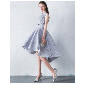 ノースリーブフィッシュテール ドレス 結婚式 ...の詳細画像3