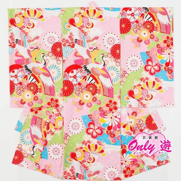 B26-0195/お宮参り/着物/レンタル/女の子/紅一点/0-121NB/赤ちゃん/のしめ/掛け着...