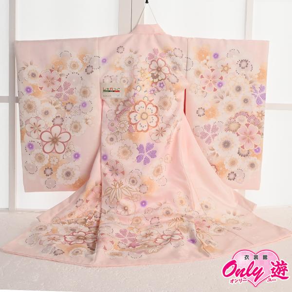 【新品】C06-0180/お宮参り/着物/レンタル/女の子/0-130BN/しゃれっこ/赤ちゃん/の...