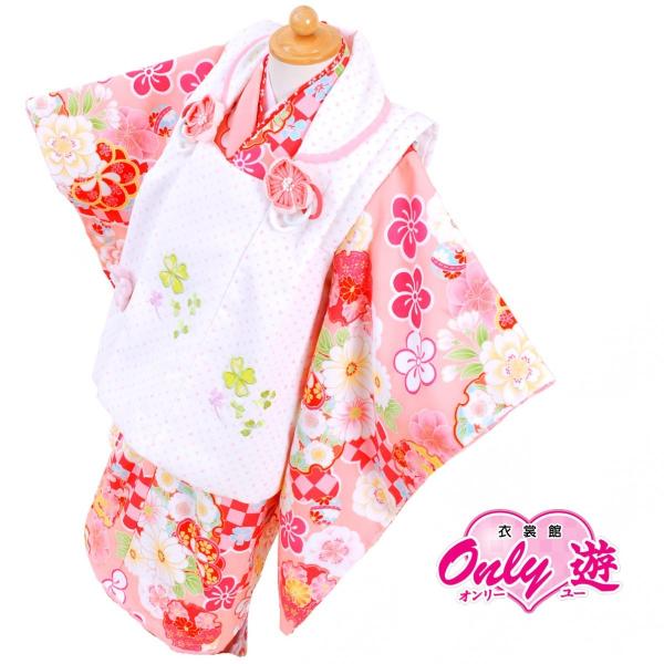 C22-0250/被布セット/レンタル/女の子/式部浪慢/03-185IM/七五三/3歳/白/サーモ...