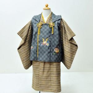 七五三 被布 式部浪慢 男の子 着物 レンタル 3歳 被布セ...