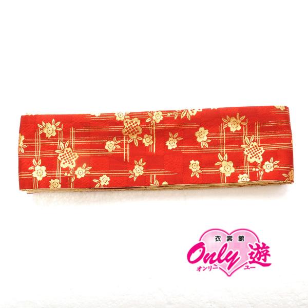 子供袴下帯/小袋帯/柄入/桜/07-OB-0002/卒園式/七五三/リバーシブル/女の子/レンタル/...