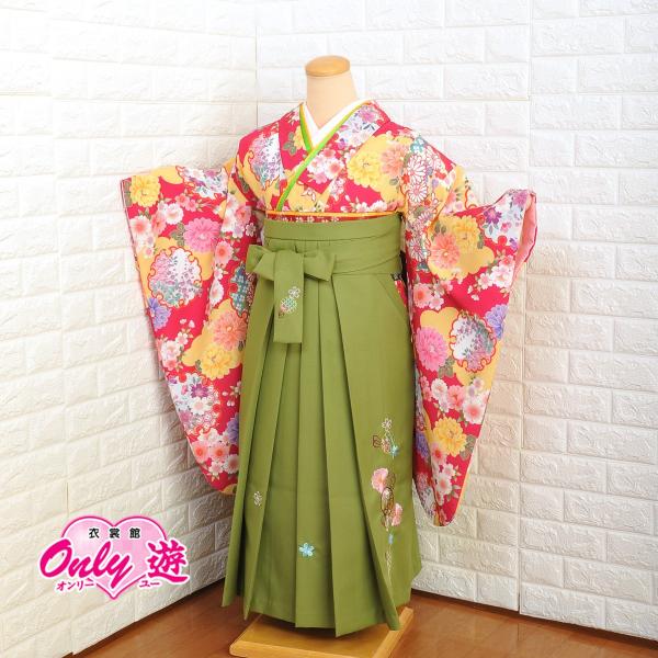 27-435/ジュニア袴セット/女の子/花わらべ/13-198IM/80-181IM/3Sサイズ/小...
