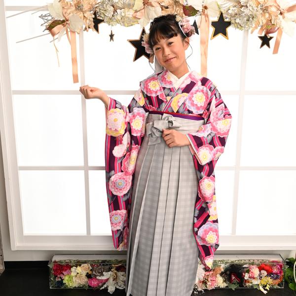 ジュニア袴セット/女の子/JENNI love/13-227IM/87-236IM/Sサイズ/小学校...