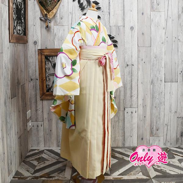 ジュニア袴セット/女子/ゆめかんざし/13-322RF/87-208IM/Mサイズ/小学校卒業式/十...