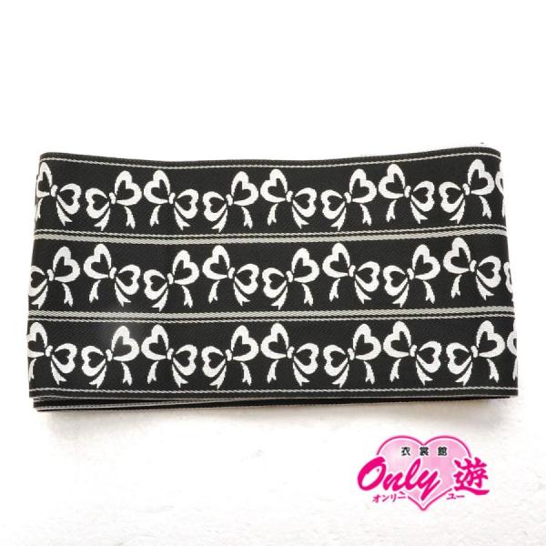 ジュニア袴下帯/単衣帯/柄入/リボン/13-OB-0202/リバーシブル/小学校卒業式/レンタル/袴...