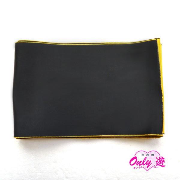 半幅帯/ゆかた帯/17-OB-0604BN/リバーシブル/無地/黒×黄/レディース/ゆかた/卒業式/...