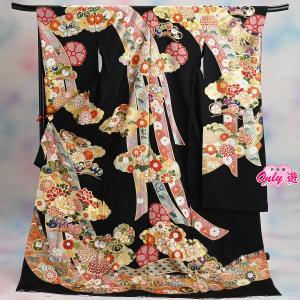 SS200-NB1600-23【逸品物】振袖セット/オーダーレンタル/百年美匠/20-1125NB/サイズ自由/レディース/成人式/古典柄/正絹/着物