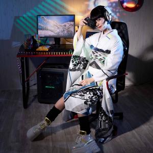 B110-RF1740-24/振袖セット/オーダーレンタル/crazicr/20-1181RF/クロコダイル/サイズ自由/レディース/成人式/正絹/着物/ホワイト