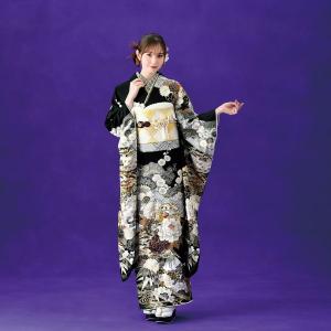 【新作】B110-RF1780-25/振袖セット/オーダーレンタル/ひいな/20-1317RF/古典柄/サイズ自由/レディース/成人式/正絹/着物/