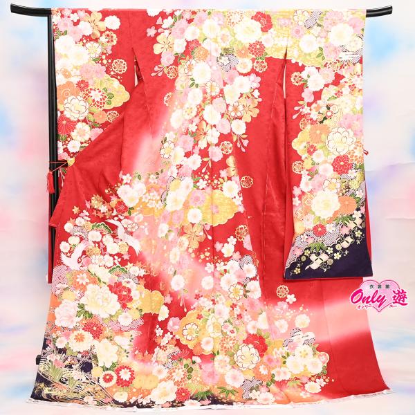 振袖セット/オーダーレンタル/20-DR24/サイズ自由/レディース/成人式/振袖/ブランド/正絹/...