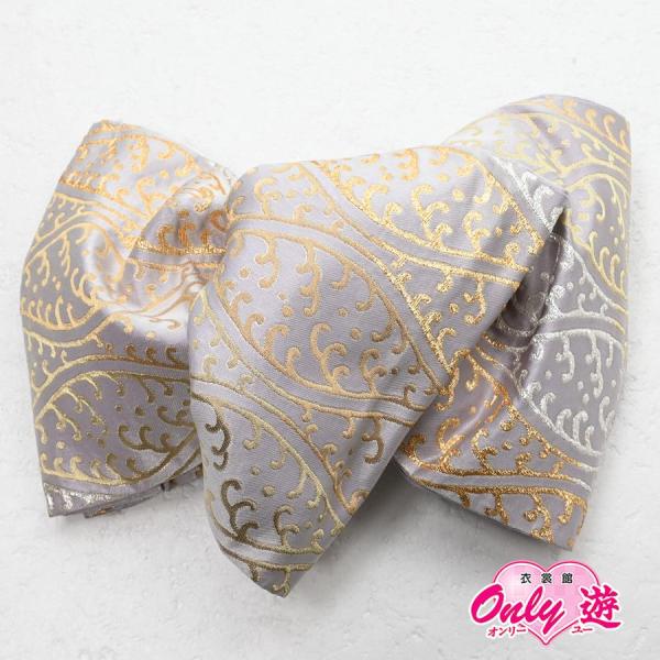 SS04-0250/訪問着用袋帯/手織/35-725BN/菊/レンタル/西陣織/着物レンタル