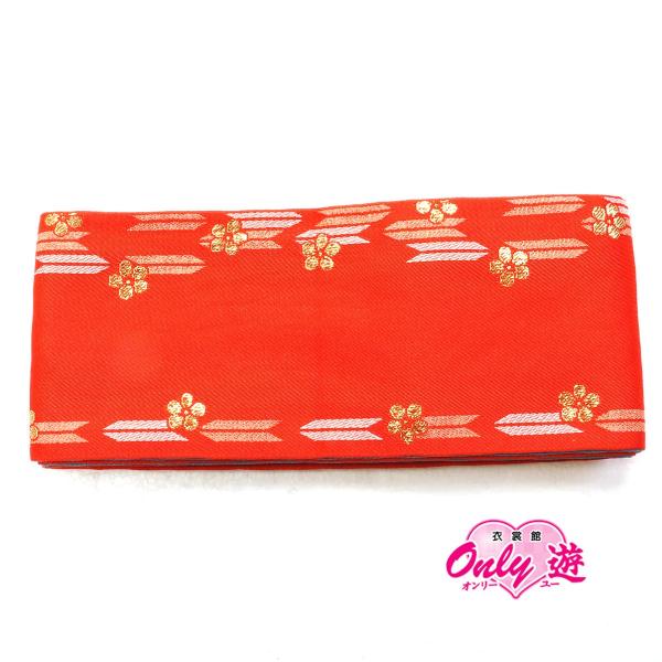 袴下帯/27-OB-0301BN/リバーシブル/柄入/さくら/レディース/卒業式/レンタル/袴/ハカ...