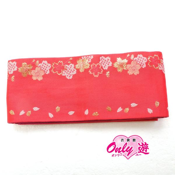 袴下帯/27-OB-0308IM/リバーシブル/柄入/桜/レディース/卒業式/レンタル/袴/ハカマ/...