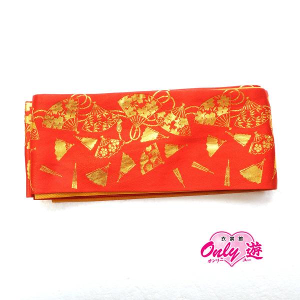 袴下帯/27-OB-0311/リバーシブル/柄入/扇/レディース/卒業式/レンタル/袴/ハカマ/着物...