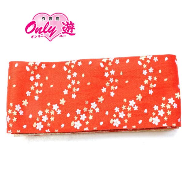 袴下帯/27-OB-0314/リバーシブル/柄入/桜/レディース/卒業式/レンタル/袴/ハカマ/着物...