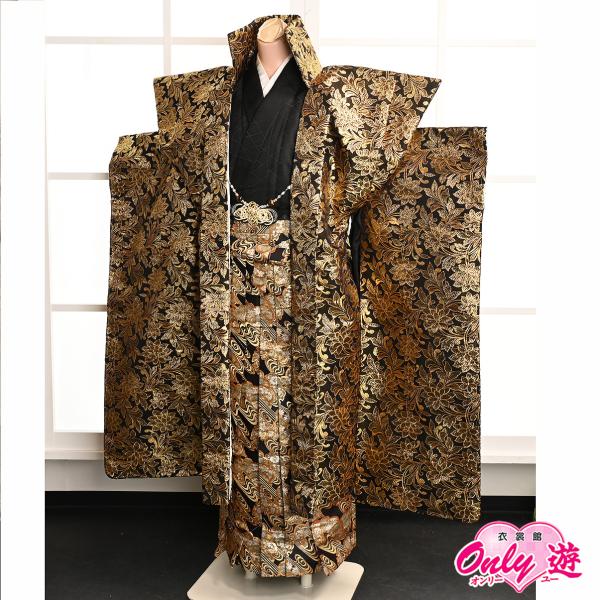 【新品】【オリジナル】【メンズ袴セットレンタル】婆裟羅/50-601MN/175-891RF/ロング...