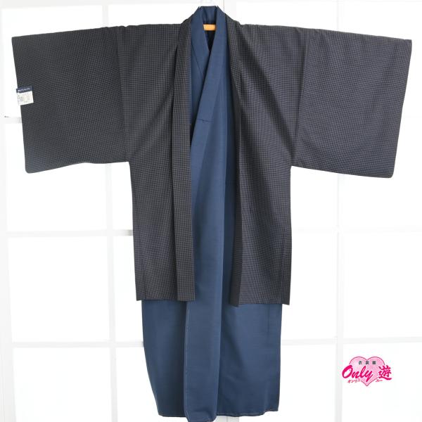 【新品】04-177/殿方和装/着流し/メンズ/50-019BN/Lサイズ/街着/レンタル/カジュア...