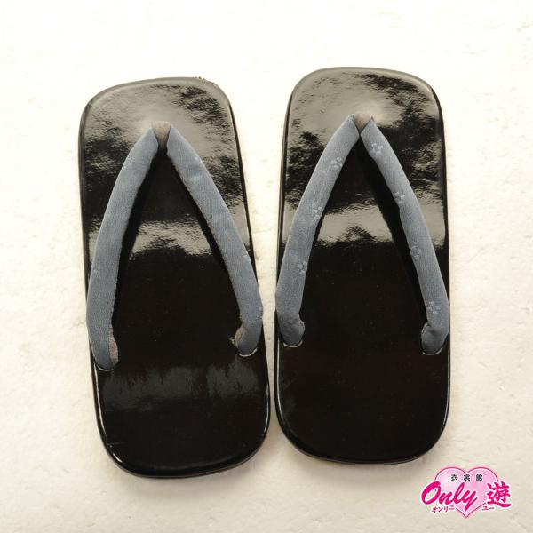 雪駄/メンズ/58-011BN/殿方小物/28cm/ビニール表/おりびと/柄入り鼻緒/高さ1.8cm...