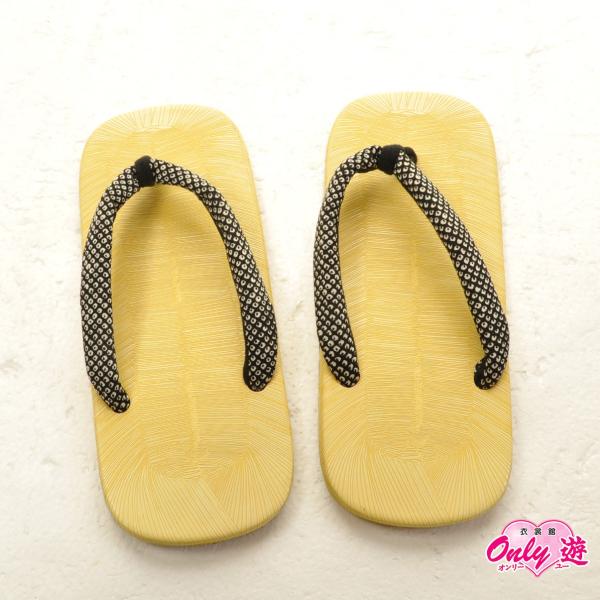 雪駄/メンズ/58-024BN/殿方小物/26.5cm/ビニール表/柄入り鼻緒/高さ1.8cm/中国...