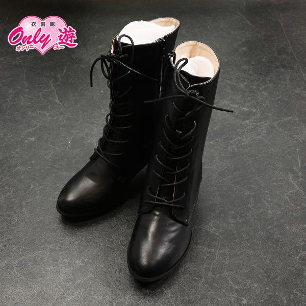 【新品】編上げブーツ/レディース/BT-0104TY/黒/LLサイズ/25cm/25.5ｃｍ/靴/ヒ...