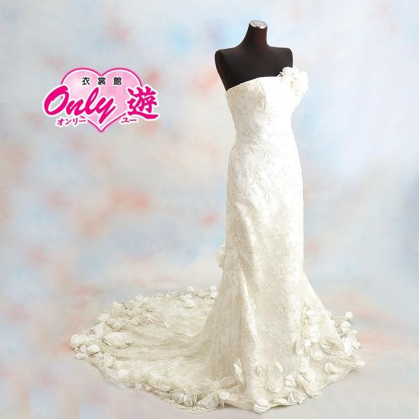 285/ドレス/レンタル/レディース/Anna/マーメイドライン/9号/白/花嫁/結婚式/