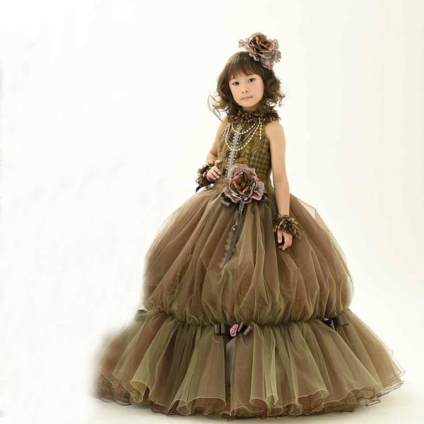 01-620/RF/子供ドレス/ロングドレス/Ryusarose/R-002/G120-26RF/レ...