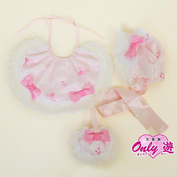 A21-0070/MR/お宮参り/女の子/祝い着用/松田聖子/レンタル赤ちゃん用よだれかけ/帽子/お...