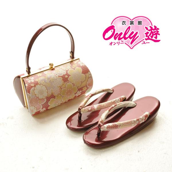 草履バッグセット/レンタル/佐賀錦 /Mサイズ/草履/成人式/振袖/履物/結婚式/お茶会 ZB-23...