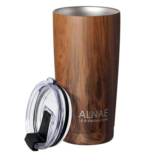 ALNAE タンブラー ふた付き 真空断熱 600ml 水筒 マグボトル コーヒーカップ 二重構造 ...