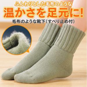 靴下 毛布のような靴下(22-25cm)レディ...の詳細画像1