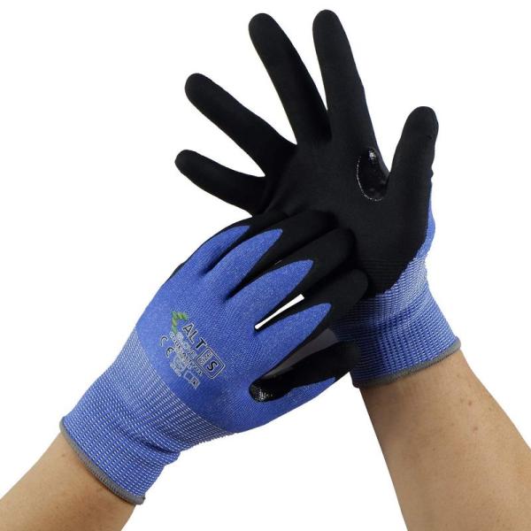 ALT GLOVE 防刃手袋 耐切?手袋 防刃軍手 レベル５安全防護超細発泡 滑り止め薄手 滑りに強...