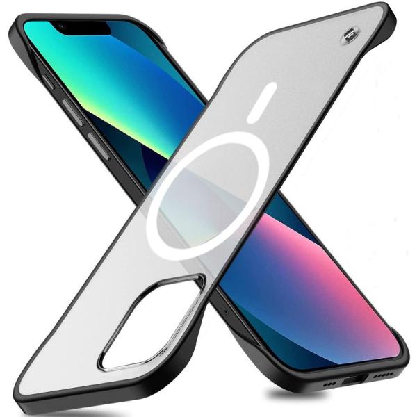 XLAS iPhone 12 Pro Max ケース magsafe対応 フレームレス framel...