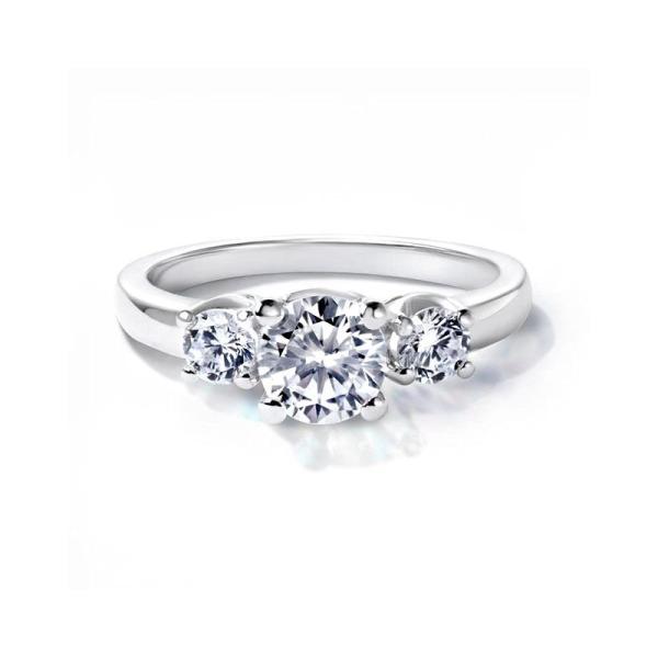 ギフト フロム ニューヨーク 指輪 レディース プラチナ 加工 人工ダイヤモンド 婚約指輪 エンゲー...