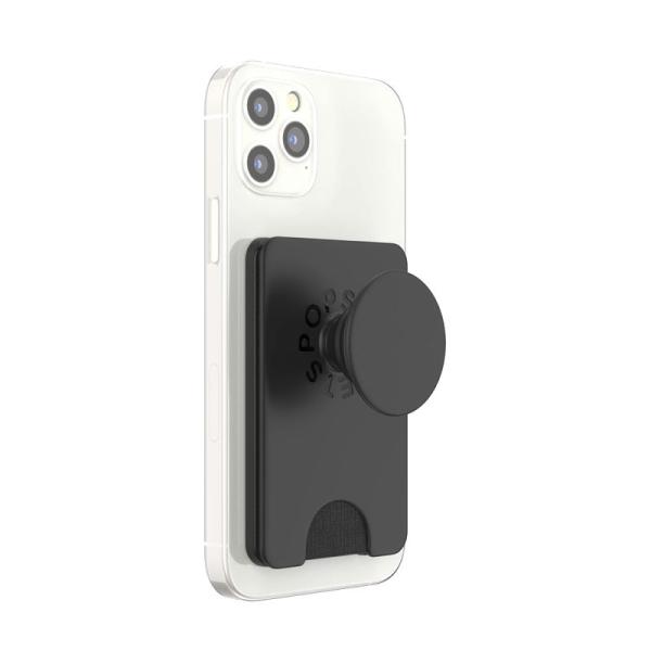 ポップソケッツ ジャパン PopWallet+MagSafe Black iPhone (マグセーフ...