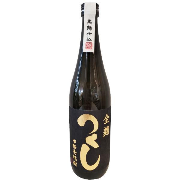 つくし 黒麹仕込み 全麹 720ml 麦焼酎 福岡県 西吉田酒造