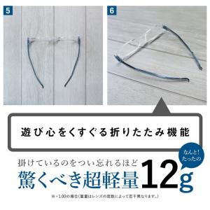 老眼鏡 コンパクトグラス2 nannini リ...の詳細画像5