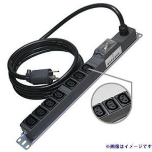 ME8635TA3 明工社 19インチラック用 C13×7コ口 安全ブレーカー付