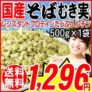 そばの実　国産(北海道・秋田県・滋賀県産) ソバ 蕎麦 むき実・ぬき実 500g×1袋 送料無料　セール