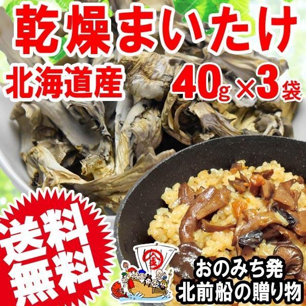 舞茸 まいたけ 乾燥舞茸 国産 40g×3袋 折れや欠け 送料無料