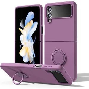 galaxy z flip4 ケース 純正 リング シリコン 男女兼用 スタンド機能 高級 人気 galaxy z flip4 5g ケース 純正 お
