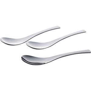 下村企販 小ぶりなレンゲスプーン 3本組 43670 シルバー