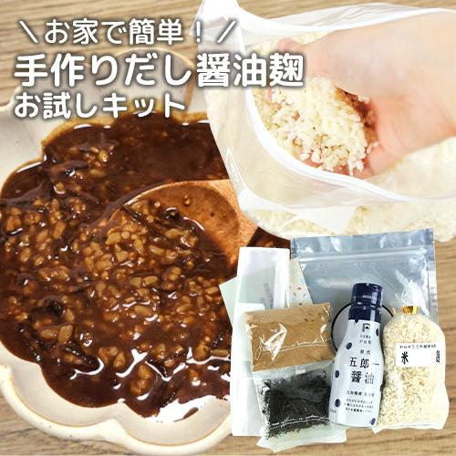 自分だけのオリジナル発酵調味料 お試しサイズ 育てる調味料・だし醤油麹キット からだこころ健幸協会 ...